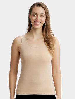 Jockey - 1535 Women Super Combed Cotton Rib Fabric Inner Tank Top - Light Skin