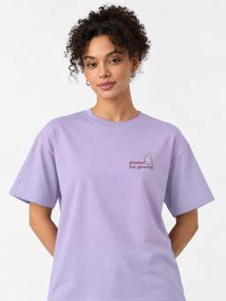 MIXT by Nykaa Fashion - Lavender Oversized T-Shirt