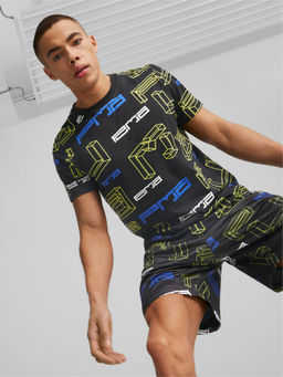 Puma - Breakaway Aop Mens Black T-Shirt