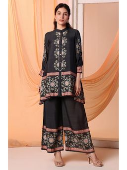 Soup by Sougat Paul - Raya Black Kurti with Pant Co-Ord Set