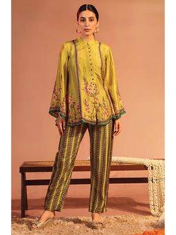 Soup by Sougat Paul - Tamaya Yellow Tunic with Pant