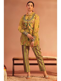 Soup by Sougat Paul - Tamaya Yellow Kurti with Pant