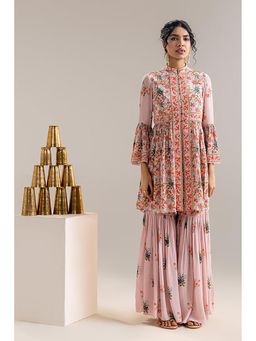 Soup by Sougat Paul - Aarani Pink Kurti with Sharara