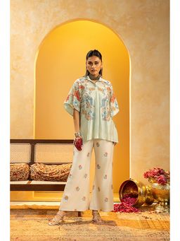 Soup by Sougat Paul - Rangtara Blue Tunic with Pant