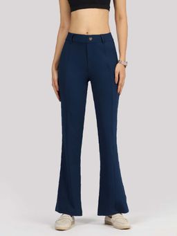 Blissclub - Women Navy Blue Ultimate Tailored Pant