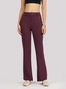 Blissclub - Women Purple Ultimate Tailored Pant