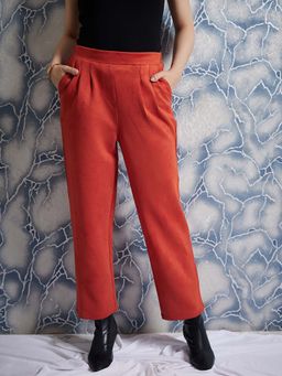 AAREIN - Rust Solid Casual Pant