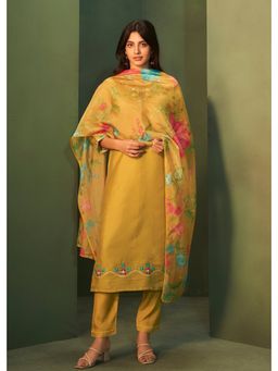 Autumnlane - Kajal Amber Full Work Kurta with Pant and Dupatta (Set of 3)