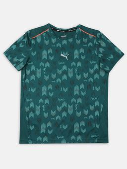 Puma - Vk Aop Active Boys Green T-Shirt