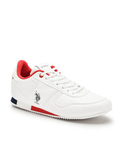 U.S. POLO ASSN. - Men Sorrento 3.0 Off White Retro Sneakers