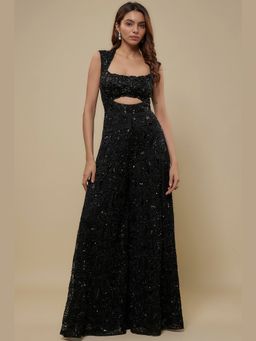 Asaga - Women Black Vavid Jumpsuit