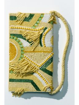 H&M - Women Yellow Beaded Clutch