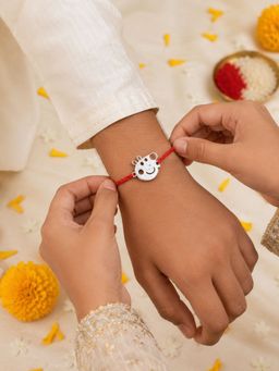 Dulcett - Silver Plated Peppa Pig Kid's Rakhi