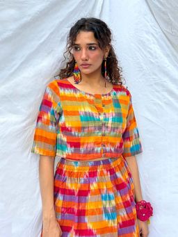 Chidiyaa - Joltorongo Gamcha Cotton Shirt