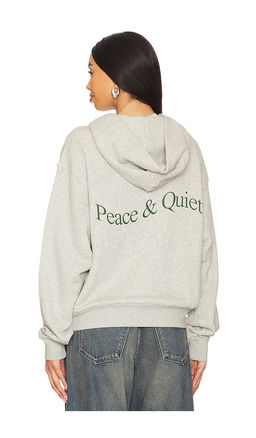 Museum of Peace and Quiet - Wordmark Zip Up Hoodie