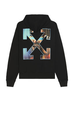 Off-White - Barber Arrow Zip Skate Hoodie