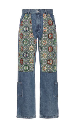 Pleasures - Floral Ultra Double Knee Work Pant