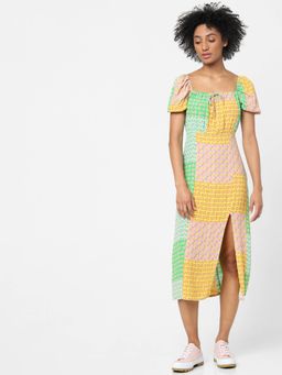 ONLY - Women Casual Wear Multi-Color Dress