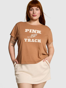 Victoria's Secret - Beige Dreamer Cotton T-Shirt