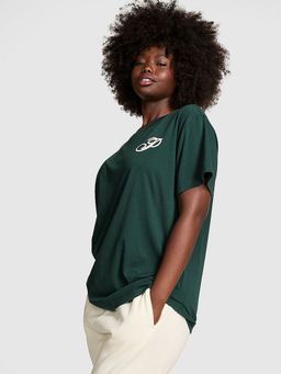 Victoria's Secret - Green Campus Cotton T-Shirt