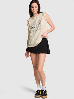 Victoria's Secret - Beige Campus Cotton T-Shirt