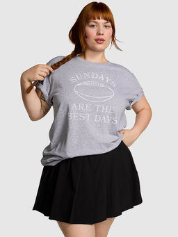 Victoria's Secret - Grey Campus Cotton T-Shirt
