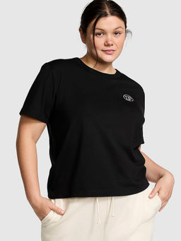 Victoria's Secret - Black Pima Cotton Club T-Shirt
