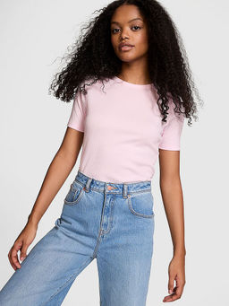Victoria's Secret - Pink Multi Rib T-Shirt