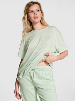Victoria's Secret - Green Campus Cotton T-Shirt