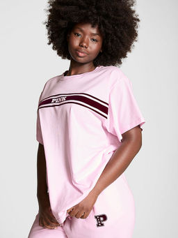 Victoria's Secret - Pink Campus Cotton T-Shirt