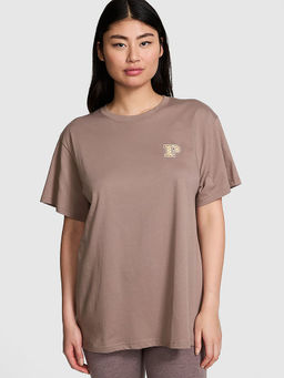 Victoria's Secret - Brown Campus Cotton T-Shirt