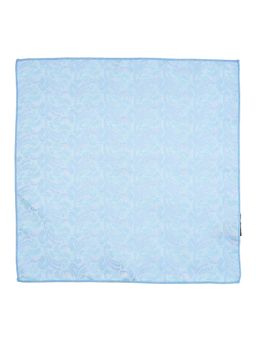 The Tie Hub - Sky Blue Paisley Microfiber Pocket Square