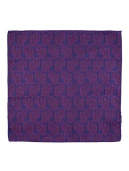 The Tie Hub - Purple Paisley Microfiber Pocket Square