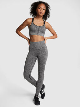 Victoria's Secret - Women Grey Polyamide Solid Leggings