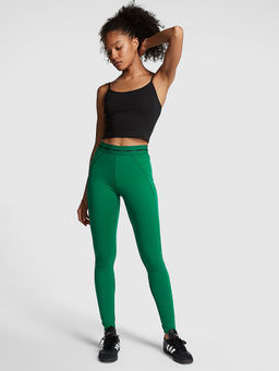 Victoria's Secret - Women Green Polyester Printed Leggings