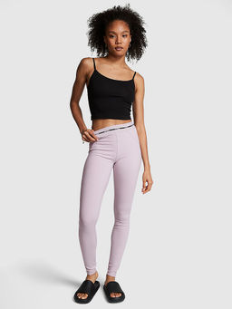 Victoria's Secret - Women Purple Polyester Printed Leggings