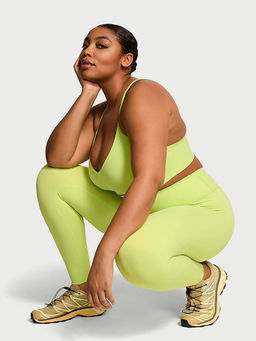 Victoria's Secret - Women Green Polyamide Solid Leggings