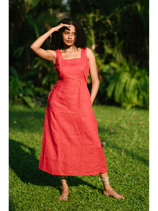 knee length dresses for ladies Dreamy Holy Grail Rare 1970s Indian Cotton Gauze Adini Midi Dress – The  Pansy Garden main image 1
