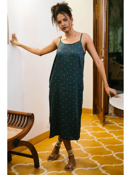 Creatures of Habit - Satin Slip Dress Polka Dot