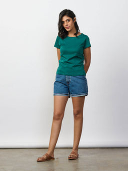 Creatures of Habit - Vintage Round Marine Green T-Shirt