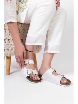 LYDC LONDON - Women Stylish Comfortable and Casual Sandals - White