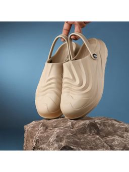Bacca Bucci - Men Beige Nova Foam Recovery Clogs