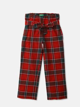 United Colors of Benetton - Girls Checked Trousers