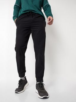 max - Men Black Slim Fit Sports Joggers