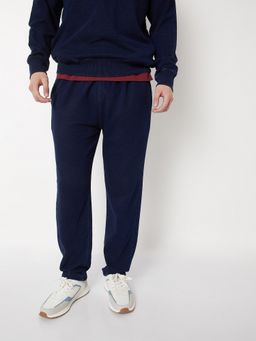 max - Men Knit Indigo Sports Joggers