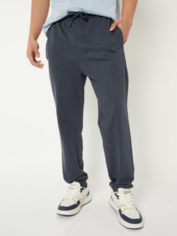 max - Men Solid Grey Athleisure Joggers
