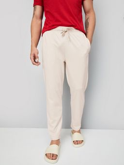 max - Men Solid Beige Trackpant
