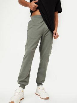 max - Men Solid Olive Sports Joggers