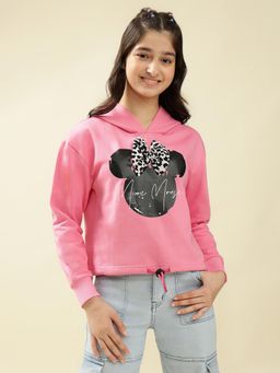 Lil Tomatoes - Heavy Weight Cotton Fleece Knit Full Sleeves Sweatshirt - Pink