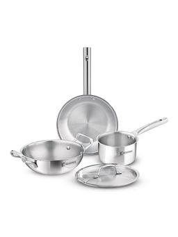 Bergner - Tripro 4 Pcs Induction Bottom Cookware Set Induction Compatible